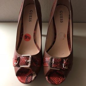 Guess high heel shoes.